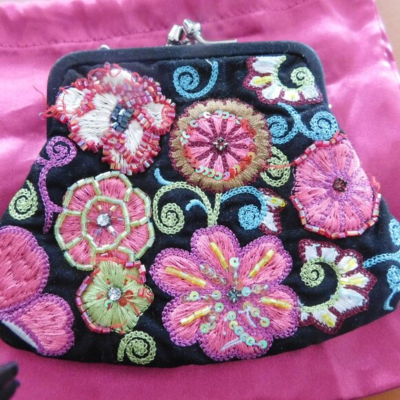 Vera Bradley 25th Anniversary small bead bag - Picture 4 of 6